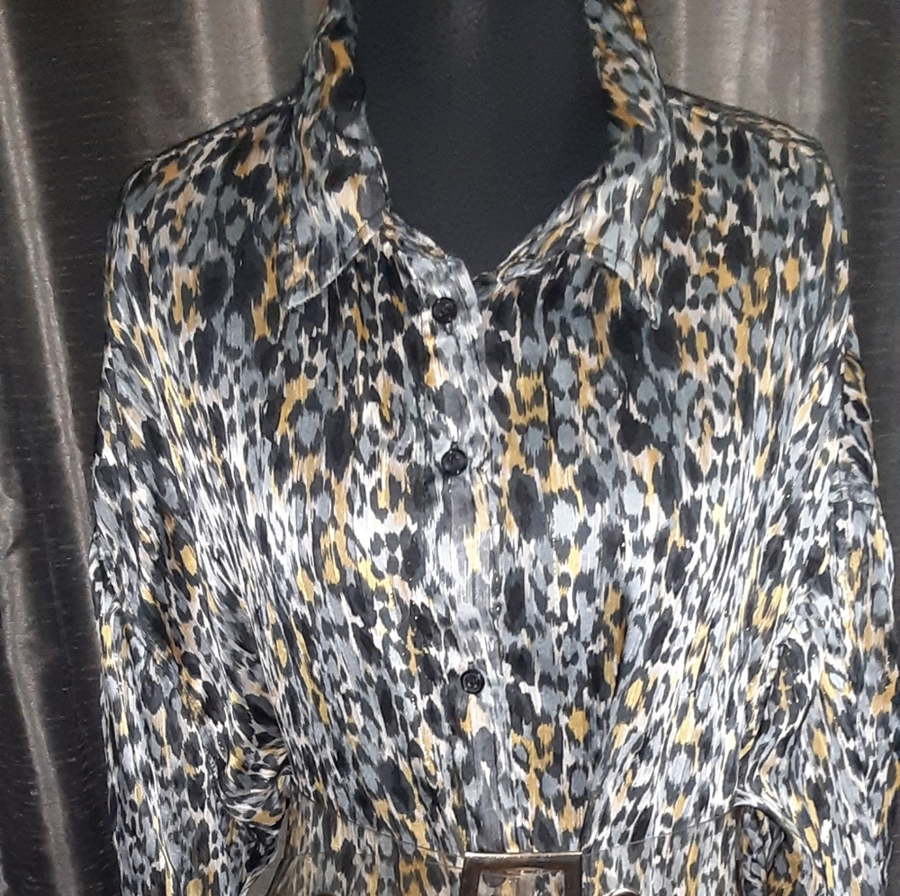 Animal Print Blouse
